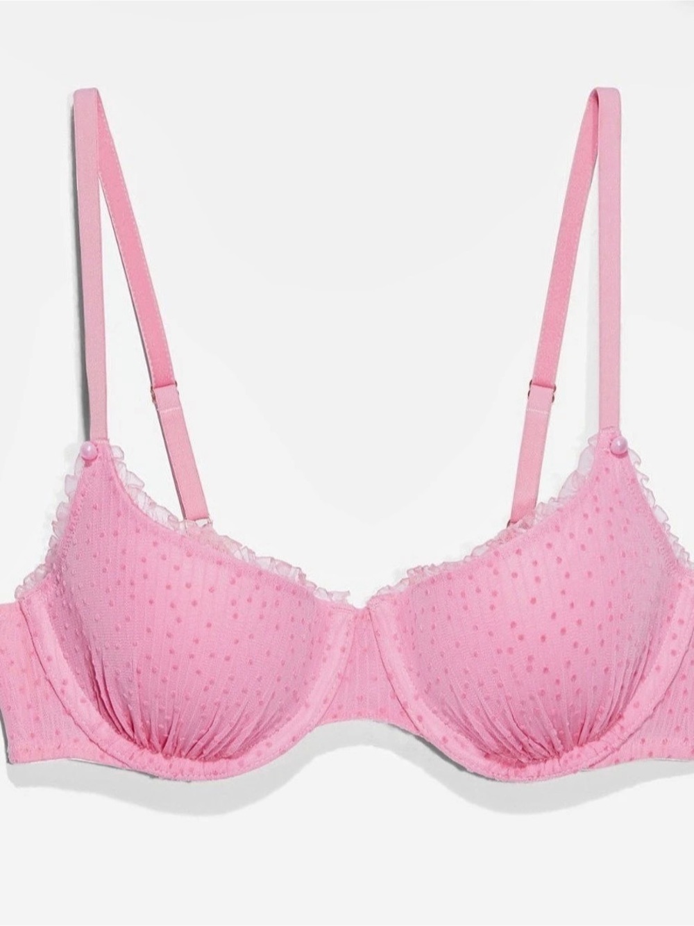 Savage X Fenty Pink Underwire Bra 34C